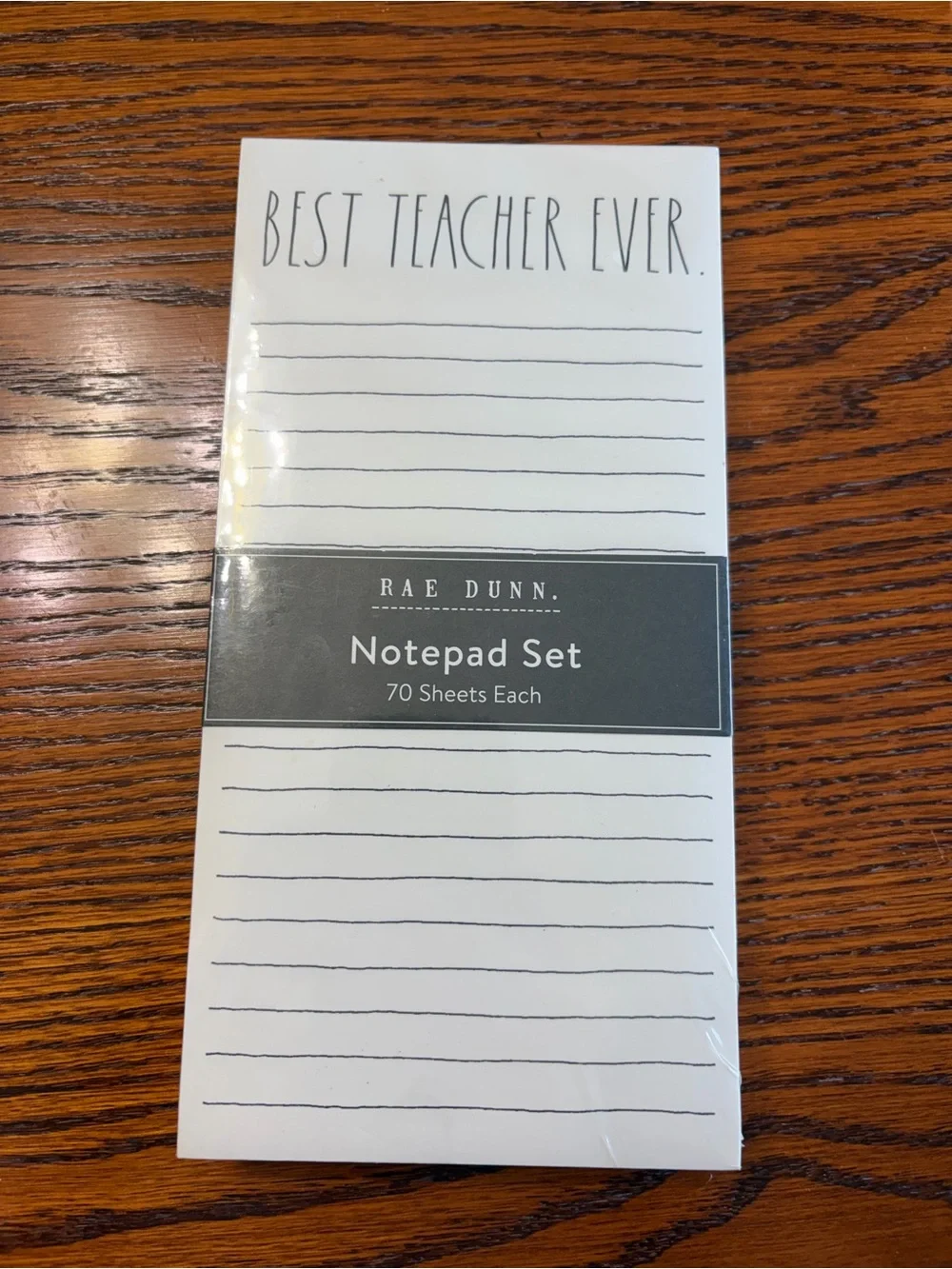 🍎Rae Dunn Teacher Notepads 🍏